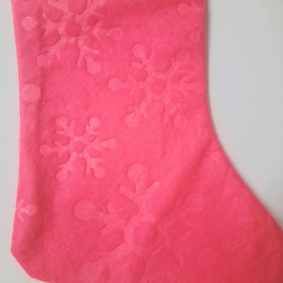 New Frozen Mickey Minnie Christmas Stocking Disney Felt Embossed Snowflake 16" - Picture 7 of 8